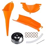 Oil Filter Wrenches &Oil Funnel,Motorcycle Primary Case Oil Funnel, & Crankcase Fill Funnel +Drip Fr