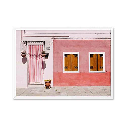 Toile d'art Cuadros Red Portal sans cadre grand format peinture design salon