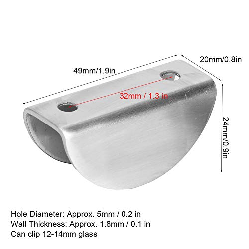 Soportes para repisas de cristal Marca POCREATION (3)