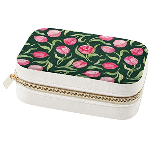 Boîte à bijoux Tulipe portable : rangez vos boucles sans les perdre - 2