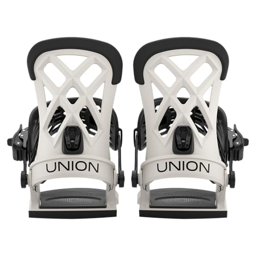 Union Flite Pro Men\'s Snowboard Bindings, Bone, Large