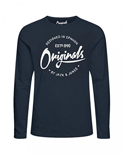 Jack & Jones Jorrace Tee LS Crew Neck Art Maglia a...