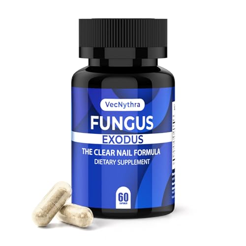 Jitesy Fungus Exodus - Botanical Support for Clear Nails - Plant-Based Dietary Supplement - 60 Capsules