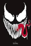 Producto oficial Marvel Comics Poster Venom Face, Solo, Multicolor, 61 x 91.5cm