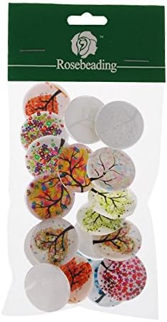 25mm Round One Style Mix Pattern Photo Glass Cabochon-20pcs/lot (C4315)