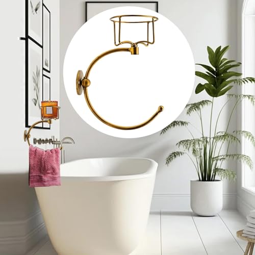 Support Mural pour Serviette de Bain, Fixation Solide Anti-Chute