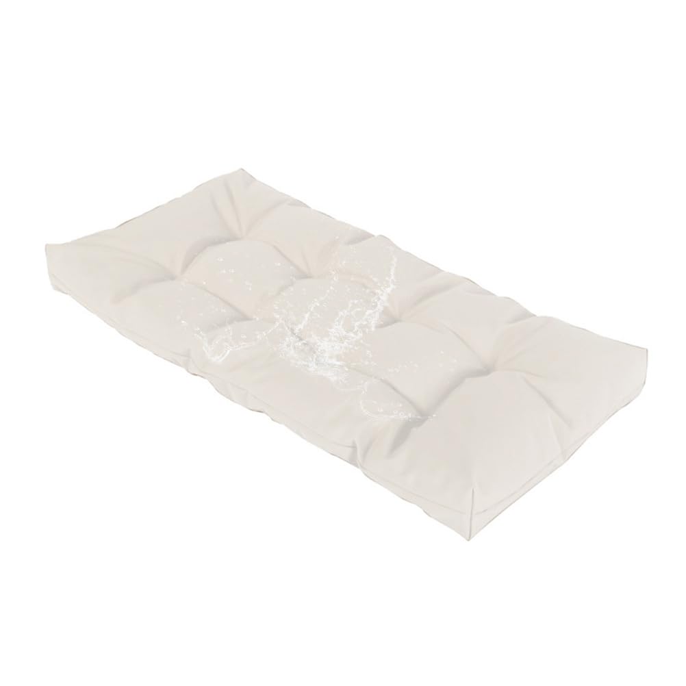 Coussin de banc antidérapant fini les glissements sur votre balancelle de jardin en bois