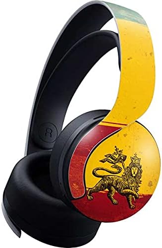 Skinit Decal Gaming Skin Compatible with Pulse 3D Wireless Headset for PS5 - Marijuana Rasta Flag Design