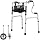Silver Stepped Handrail Walker