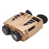 Tosuny Goggles per Visione Notturna, Binocoli della Visione Notturna 4K con Schermo da 1,3 ", 8X Zoom Digitale Ottico/16x, Batteria da 3000 mAh, Condivisione WiFi, Binocoli Digitali per (Yellow)