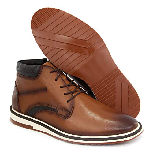 Oxford Cano Alto Esporte Fino Polo City Alpha em Couro Nobre 145 café shisk 13 (39, 145 cafe)