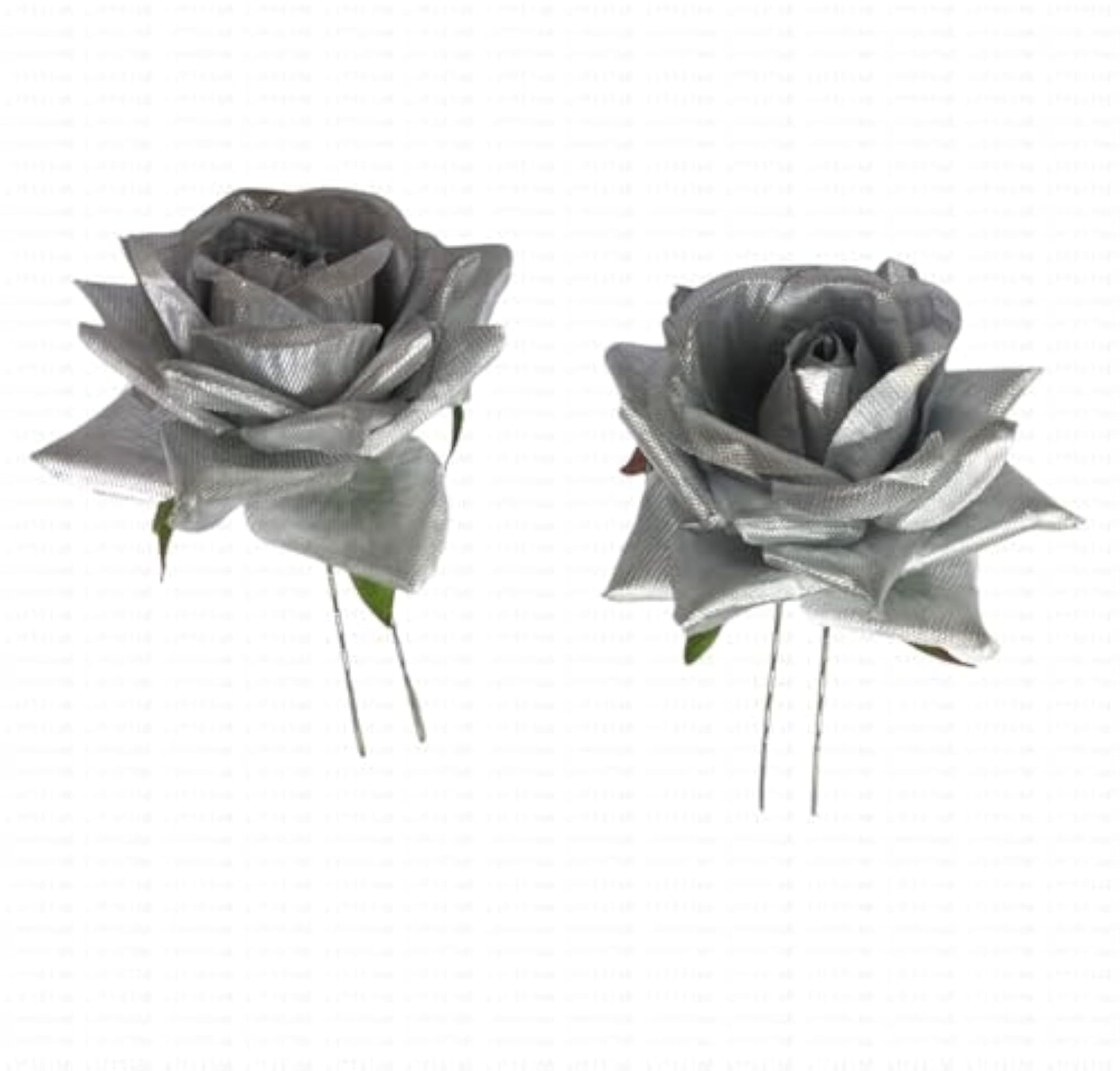 Women's Silver Rose Floral Juda Pin, Elegant Design