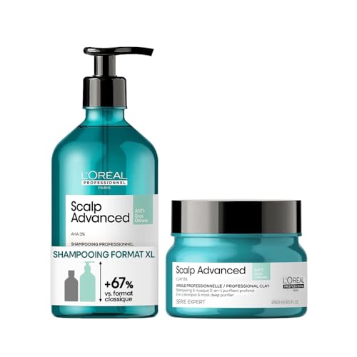 Argile Détoxifiant Multi-Usages Scalp Advanced L'Oréal pour éliminer l'excès de sébum
