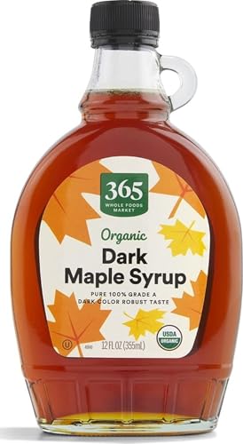 Image of 365 by Whole Foods Market, Organic Grade A Dark Maple Syrup, 12 Fl Oz