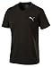 PUMA Men's Iconic V-Neck T-Shirt, Black, L