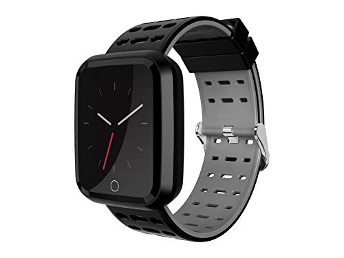 OOPPEN Pulsera de Actividad Inteligente Pulsometro Pantalla a Color Impermeable IP68 Pulsómetro con Monitor de Ritmo Cardíaco Actividad Podómetro Monitor de Calorías y Sueño Fitness Tracker(Negro)