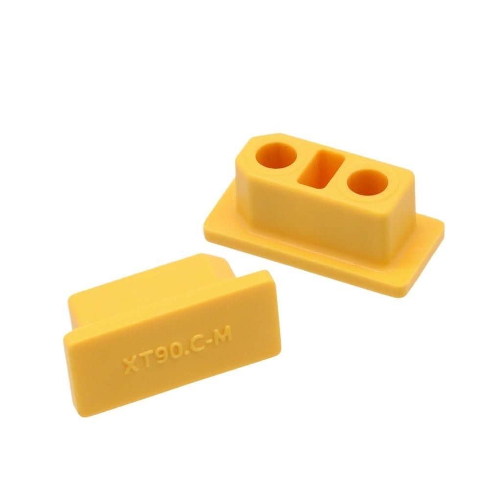 Conector XT90 macho para baterías de litio con cubierta impermeable pack de 5 unidades 8