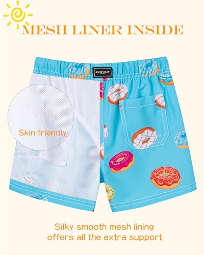 Image of SURF CUZ Surfcuz Little Boys Swim Trunks UPF 50+ Toddler Beach Shorts Swimsuit Kids Quick Dry Swimwear