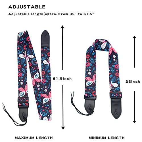 ZTTTD Sangle de Guitare bandoulière personnalité bandoulière Hommes et Femmes Disponibles Pick Sangle Boucle (Color : A… - Les Beatles, Paul McCartney, John Lennon, RIngo Starr, George Harrison ZTTTD Sangle de Guitare bandoulière personnalité bandoulière Hommes et Femmes Disponibles Pick Sangle Boucle (Color : A… – Image 3