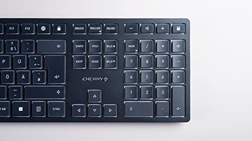 Cherry Kw 9100 Slim Wireless Keyboard Rechargeable With Sx Scissor Mechanism, Silent Keystroke Quiet Typing With Thin Design For Work Or Home Office. #TOP2