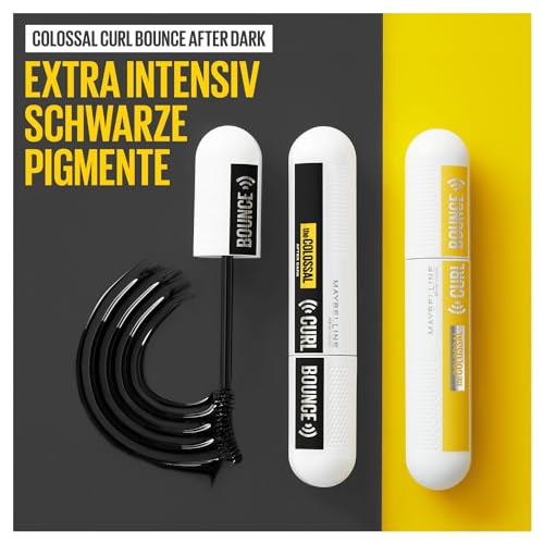 Maybelline New York Colossal Curl Bounce Mascara, Big Bouncy Curl Volume, Up To 24 Hour Wear, Clump Free, After Dark - Image 7