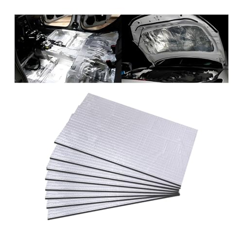 CGEAMDY Tapis d'Isolation Thermique et Acoustique pour Voiture - Isolant Universel Contre Chaleur et Sonore