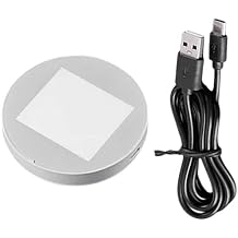 Microscope Bottom Light LED Illumination Adjustable Brightness Transmissive Lighting for LCD Digital USB Microscope with Transparent Glass Panel and Anti Scratch Edges for Clear Image ObservationA