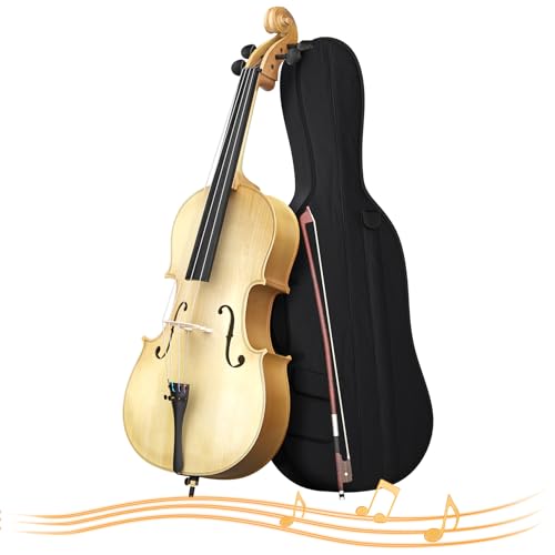 Doredo Cello 4/4 Kit, Acoustic Cello for Adults,Students,Beginners,Complete Full Size Chello...