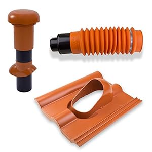 Klöber-Set1 Dachentlüftung DN100 Frankfurter Pfanne