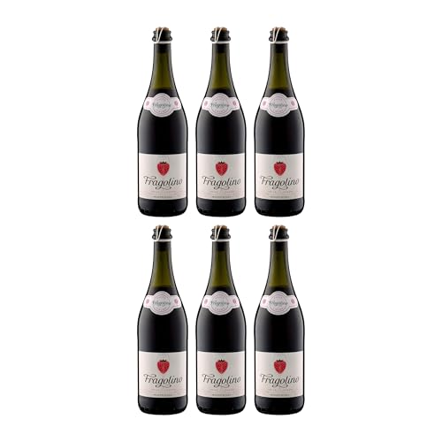Decordi Fragolino Rosso Valle Calda Schaumwein süss Italien inkl. FeinWert E-Book (6 x 0.75 l)