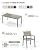 Oasbira Patio Dining Sets for 6, Outdoor Table and Chairs, 7 Pieces HDPS and Aluminum Patio Furniture Set with Umbrella Hole for Deck, Garden, Backyard (Gray)