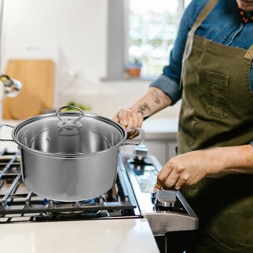 Olla de sopa PRETYZOOM de ángulo recto con estructura resistente para cocina del hogar 5