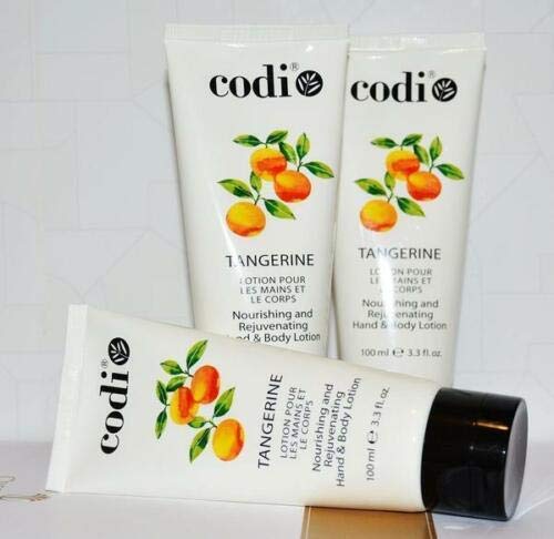 Codi Nourishing And Rejuvenating Hand & Body Lotion 100Ml/ 3.3 Oz Tangerine Pack Of 3 Pieces #TOP20