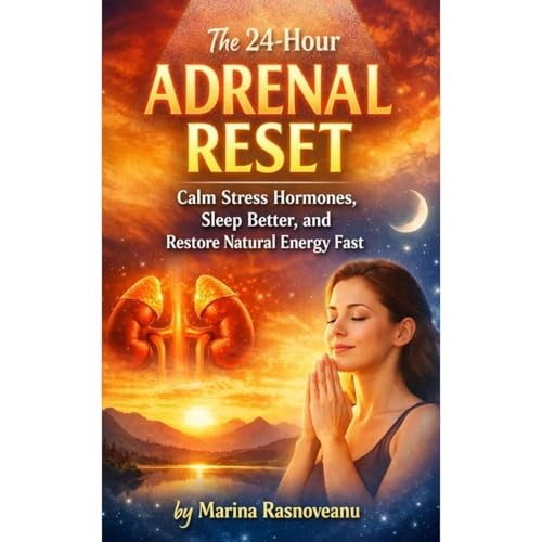 The 24-Hour Adrenal Reset Audiolibro Por Marina Rasnoveanu arte de portada