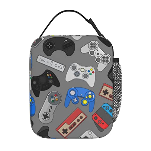 Chayber Video Game Controller Lunch Box Kids Boys Girls Insulated Lunch Bag For Women Men Thermal Lunch Bags Bento Box Adult Lunch Box For Work,Picnic #TOP5