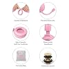 SIMOLIO Kids-Headphones with Microphone for School, 75/85/94 dB Wired Headphones with Boom Mic for iPad, PC, Laptop, Gaming, On Ear Pink Stereo Corded Headsets for Girls, Children, Teens, Students