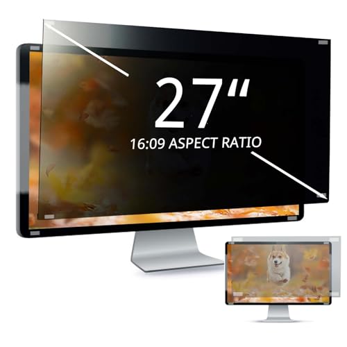 Protector de pantalla de privacidad para trabajar en oficinas compartidas con monitor de 27"