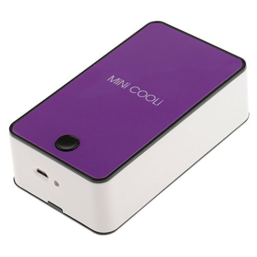 Wowobjects® Mini Air Conditioner Handheld Personal Air Conditioner Portable Bladeless Summer Cooling Fan One Size Purple