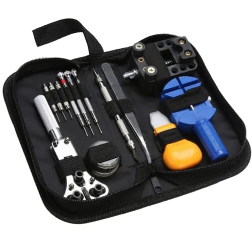 Herramientas Relojería Kit de Reparación para Relojes de Todo Tipo. Conjunto de Herramientas relojero para Profesionales y Aficionados Cover