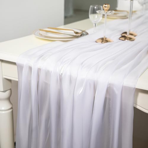 Entisn Sparkle Organza Fabric, 10 Yards Continuous with 59 Inch Wide Shimmer Sheer Organza, Shiny White Fabric for Stage Costume, Fashion Dress, DIY Crafts, Wedding Decoration, Arch Backdrop by Entisn - Image 5
