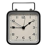 Fyfjur Despertador Analogico Silencioso, Reloj Despertador Analogico para El Hogar Y Los Viajes