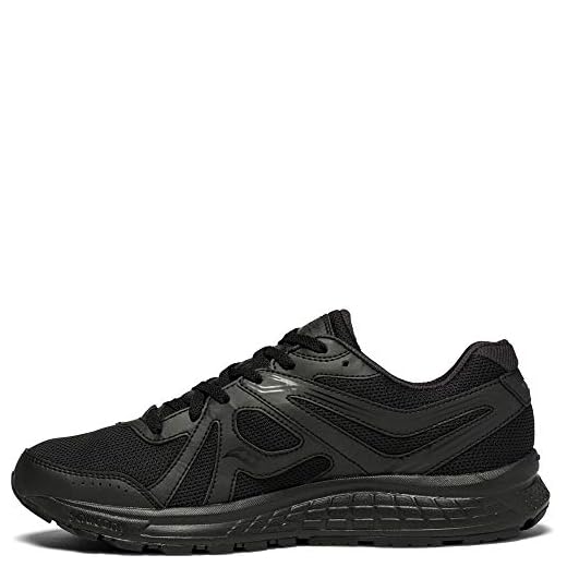 Saucony Men's Grid Cohesion 11 Running Shoes, Black/Black, 9 M US