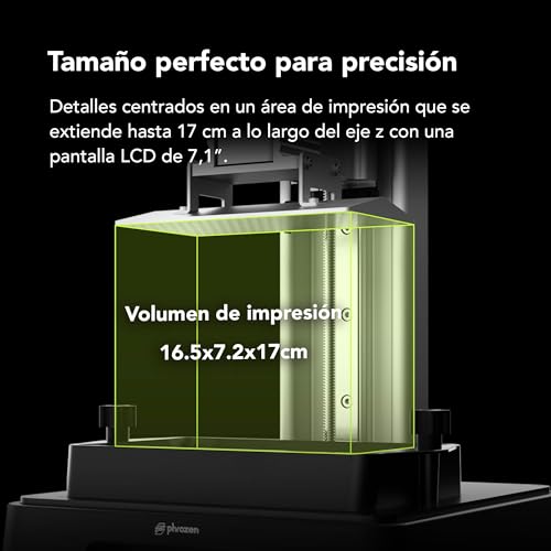 Miniatura 6 de Phrozen Sonic Mini 8k S Lcd Resin 3d Printer, Highest Resolution Of 22 Micrometer, 7.1 Inches Mono Lcd Screen, Prints Beyond Handcrafted Models, L16.5x W7.2 X H17 Cm Printing Volume