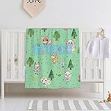 あつまれどうぶつの森 (2) ベビー 新生児 赤ちゃん用 毛布 掛け毛布 ブランケット ひざ掛け 防寒対策 通気性 ふわふわ 気持ちいい 車内用 プレゼント 赤ちゃん専用 アニメ キャラクター 101x76cm