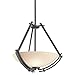 Kichler 42464DBK 3 Light Natallia Inverted Large Pendant, Distressed Black