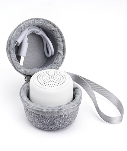 Image of Dreamegg Portable White Noise Machine with Travel Case - Egg-Sized Sound Machine for Baby & Adult Sleep, 16 Soothing Sounds, 1000mAh Battery, Timer, Sound Machine for Baby Adults Home Gift, White