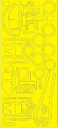 NEW WARE 1/48 Douglas B-26B-50 Invader Expert Kabuki Masks all Windows Including Inner Side Masks, Clear Parts, Wheels, Escudo anitglare, Yellow Stripes on Bombs (Designed to be Used with ICM Kits)