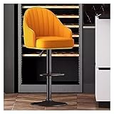 Pivote à 360° et hauteur réglable : ajustez sans effort la hauteur du siège avec la poignée de levage d'air pour s'adapter à différentes hauteurs de comptoir. Le tabouret de bar dispose d'une base pivotante à 360 degrés, vous permettant de tourner facilement et d'engager des conversations avec la famille et les amis. Idéal pour les cuisines, les bars à domicile ou les salles à manger, ce tabouret polyvalent allie style et fonctionnalité.