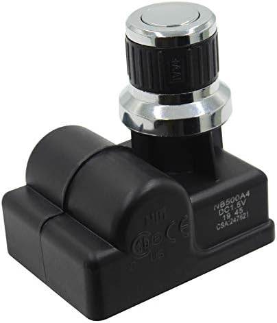 MCAMPAS Upgraded Silver Cap 4 Outlets AA Battery Spark Electric Igniter Replacement Parts for Propane Gas Grill, Fire Pit