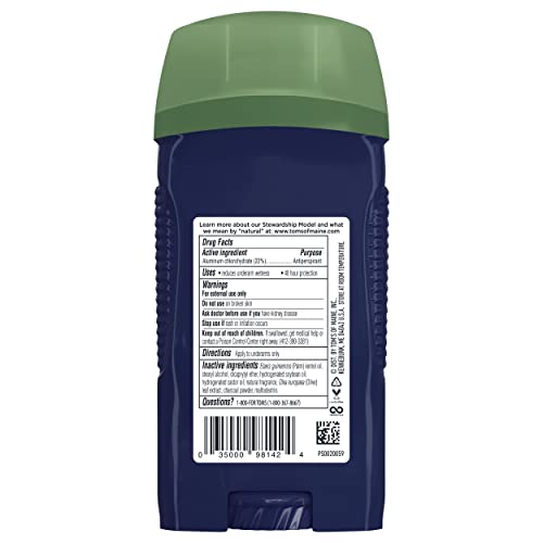 Tom's of Maine Charcoal Antiperspirant Deodorant for Men #TOP30